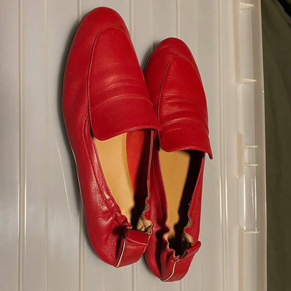 Everlane the Day Loafer in red leather - Picture 14 of 14